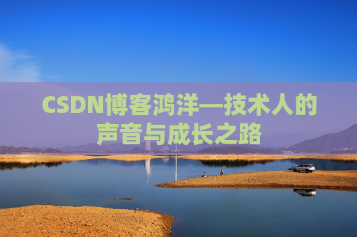 CSDN博客鸿洋—技术人的声音与成长之路